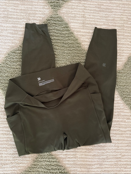 all in motion Pants - all in motion Olive High-Rise Performance Leggings